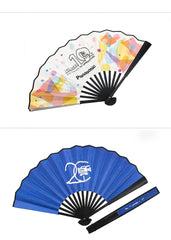 Black Rice Paper Folding Fan IWG FC One Dollar Only