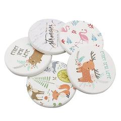 Round Clay Coasters One Dollar Only