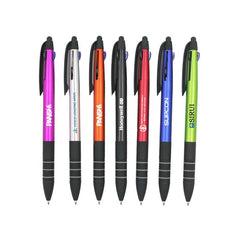 Ballpoint Pen With Black Lined Grip One Dollar Only