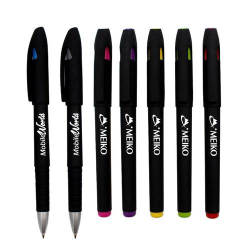 Gel Pen With Accent Colour One Dollar Only