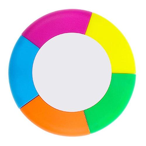 5-Colour Round Highlighter One Dollar Only