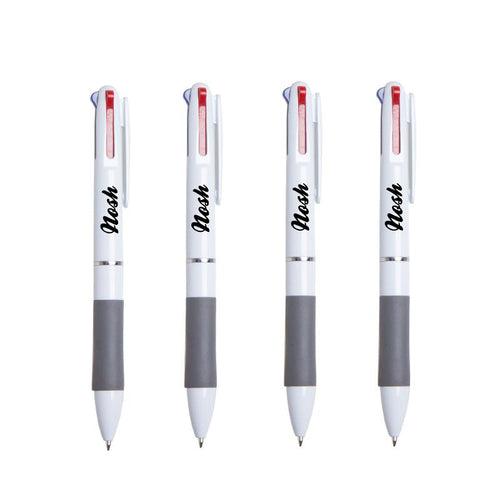 3-Colour Multi-Pen With Grey Rubber Grip One Dollar Only