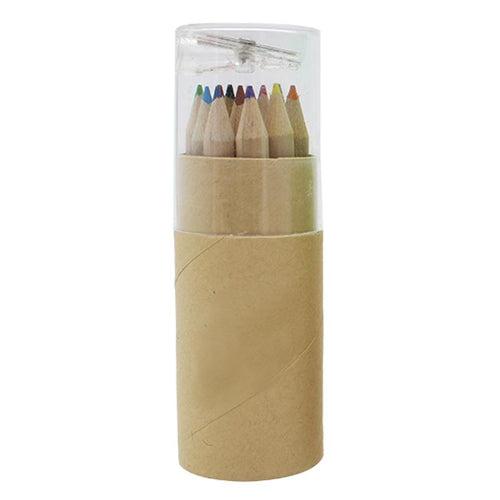 Colour Pencil And Pencil Sharpener Set One Dollar Only