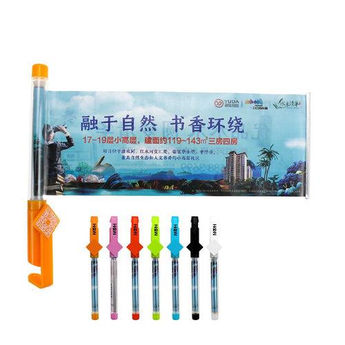 Colorful Clicker Gel Pen with Mobile Phone Holder IWG FC One Dollar Only