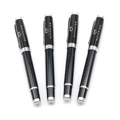 Stainless Steel Pen With Carbon Fibre Design One Dollar Only