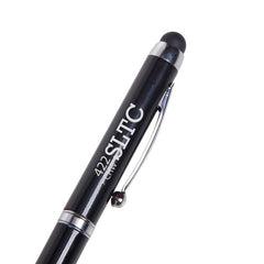 Twist-Type Business Pen With Stylus And Silver Clip One Dollar Only