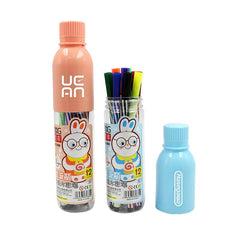 Watercolour Marker Set In Bottle (12) One Dollar Only