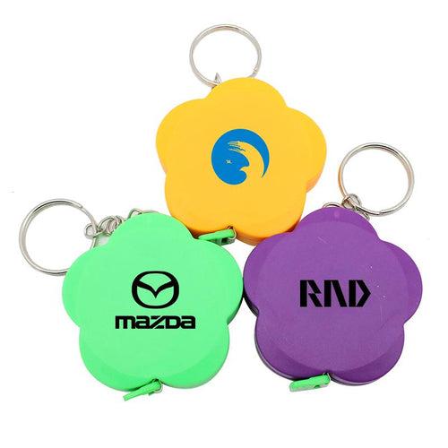 Flower Keychain With Tape Measure One Dollar Only