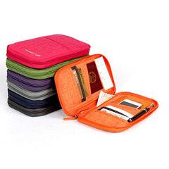 Multifunctional Travel Document Pouch With Zippered Closure IWG FC One Dollar Only