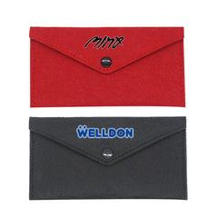 Felt Storage Envelope with Metal Snap IWG FC One Dollar Only