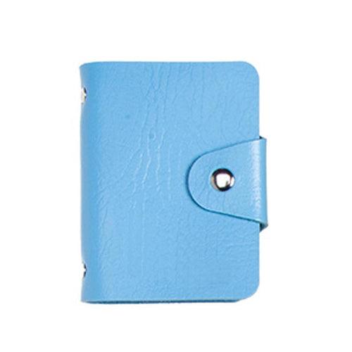 Book-Style Pu Leather Name Card Organiser One Dollar Only