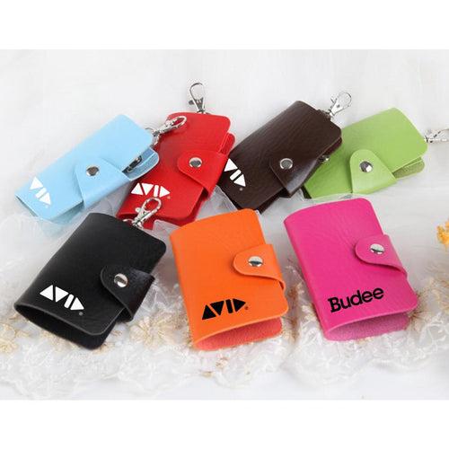Portable Pu Leather Key Holder Pouch With Six Key Holder Inserts One Dollar Only