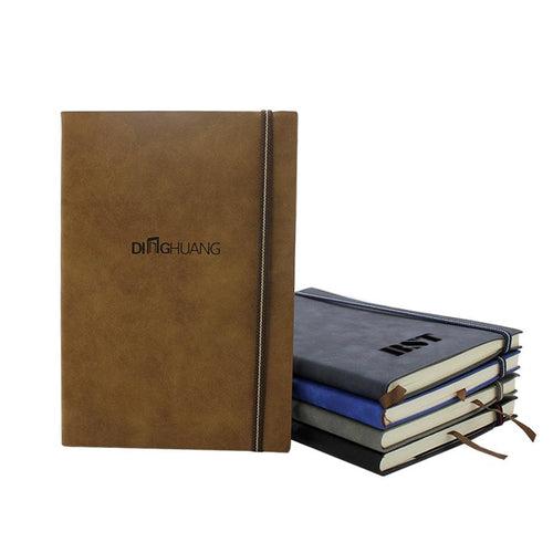 Business Paperback Notebook With Pu Leather Cover And Elastic Band Closure One Dollar Only