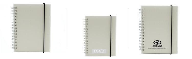 A6 Notebook With Clear Cover And Dot Grid Pages CG Notebooks One Dollar Only