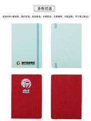 Notebook With Cloth Cover And Elastic Band Closure IWG FC One Dollar Only