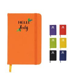 A6 Notebook with Elastic Band and Ribbon Bookmark One Dollar Only