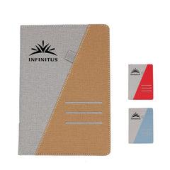 Hardcover Notebook with Pen and Card Holder on Cover One Dollar Only