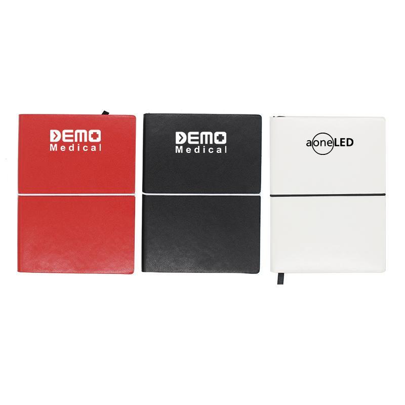 PU Business Notebook with Elastic Band CG Notebooks One Dollar Only