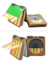 Notepad Set With Circle Cutout On Cover One Dollar Only