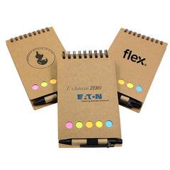 Notepad Set With Spiral Bound Kraft Paper Cover One Dollar Only