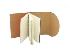 Eco-Friendly Notebook With Curved Flap Closure One Dollar Only