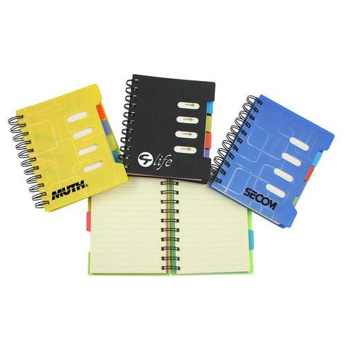 Office Spiral-Bound Notebook With Colourful Index Dividers One Dollar Only