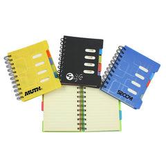 Office Spiral-Bound Notebook With Colourful Index Dividers One Dollar Only