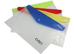 Envelope-Style A4 Document Holder With Clear Body One Dollar Only