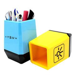Dual-Coloured Plastic Business Pen Holder One Dollar Only