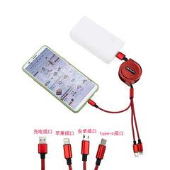 Retractable 3-in-1 Charging Cables IWG FC One Dollar Only