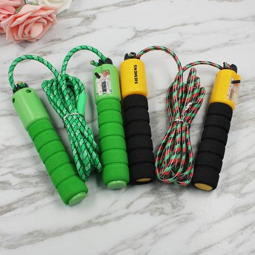 Skipping Rope With Grooved Eva Handles One Dollar Only