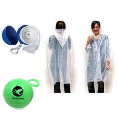 Portable Raincoat In Coloured Hollow Ball One Dollar Only