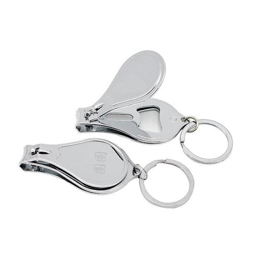 Multifunctional Stainless Steel Nail Clipper With Keychain One Dollar Only