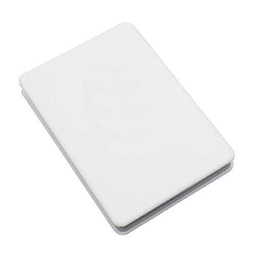 Rectangular Flip Pocket Mirror with White ABS Cover One Dollar Only