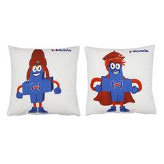 Short Plush Square Pillows IWG FC One Dollar Only