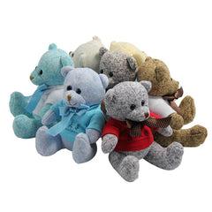16cm Colourful Knitted Teddy Bear Plush Toy One Dollar Only
