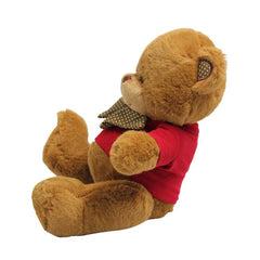20cm Teddy Bear Plush Toy With Polka Dot Bow IWG FC One Dollar Only
