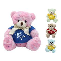 16cm Teddy Bear Plush Toy With Colourful Fur IWG FC One Dollar Only