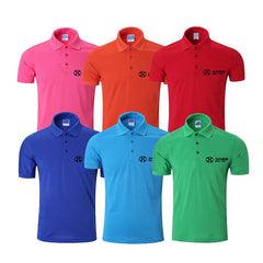 Short-Sleeved Polo Shirt For Men With Thick Lapels IWG FC One Dollar Only