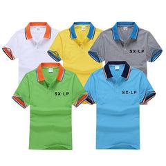 Short-Sleeved Polo Shirt With Collar And Sleeve Edge In Contrasting Colour IWG FC One Dollar Only