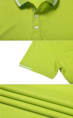 Short-Sleeved Polo Shirt With Strip On Collar, Inner Placket And Sleeve Edge IWG FC One Dollar Only