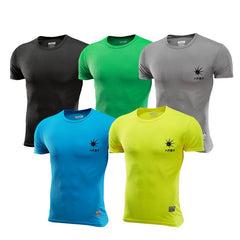 Quick Dry Round Neck T-Shirt with Reflective Strip IWG FC One Dollar Only