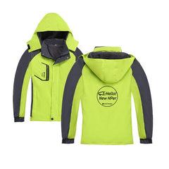 Zippered Long-Sleeved Waterproof Jacket With Fleece Lining IWG FC One Dollar Only