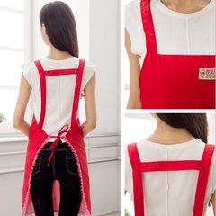 Neckband Apron With Lace Trim IWG FC One Dollar Only