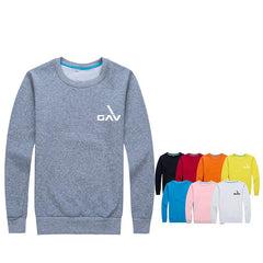 Long-Sleeved Sweater With Round Neck And Blue Neck Tape IWG FC One Dollar Only
