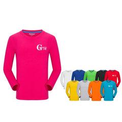 Long-Sleeved Cotton Shirt With Round Neck IWG FC One Dollar Only