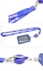 Work Lanyard And Id Card Holder Set With Retractable Reel One Dollar Only