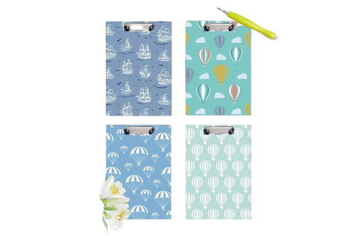 Whimsical Pattern Clipboard Files and Folders One Dollar Only