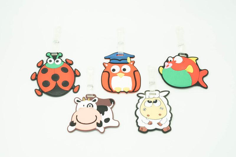 Cute novelty animal luggage tag Key Chains One Dollar Only