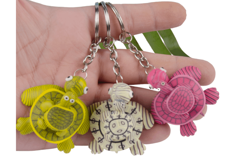 Turtle Design Keychain Key Chains One Dollar Only